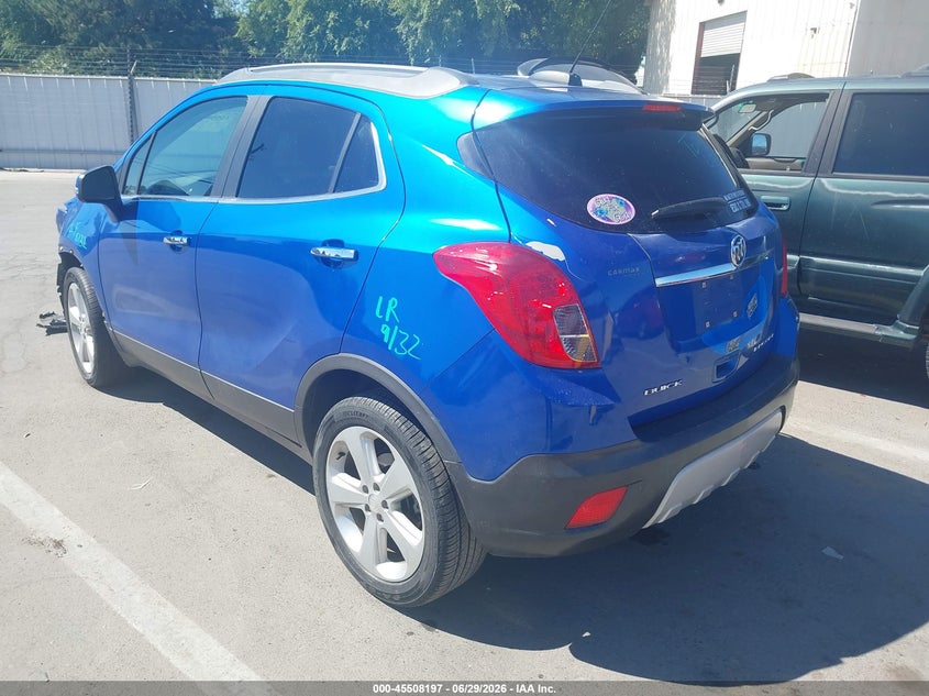 2016 Buick Encore VIN KL4CJBSB6GB565477 IAAI salvage auction — FRONT END, Salvage (California), sold $975 on 2026-07-21 (photo 3)