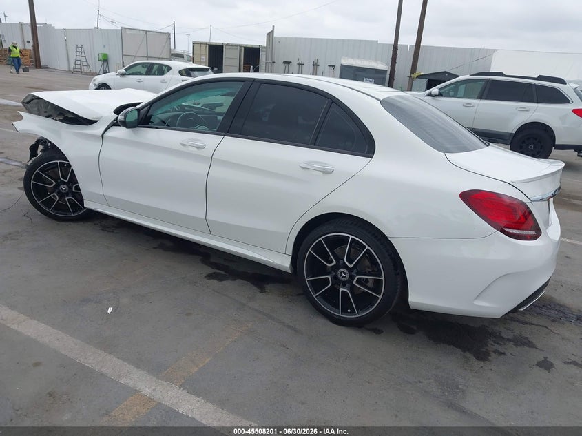 2020 Mercedes-Benz C-Class VIN 55SWF8DB6LU323122 IAAI salvage auction — FRONT END, Salvage Title, sold $1,900 on 2026-09-26 (photo 3)
