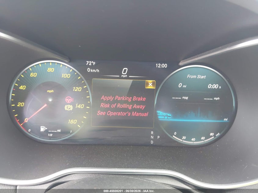 2020 Mercedes-Benz C-Class VIN 55SWF8DB6LU323122 IAAI salvage auction — FRONT END, Salvage Title, sold $1,900 on 2026-09-26 (photo 7)