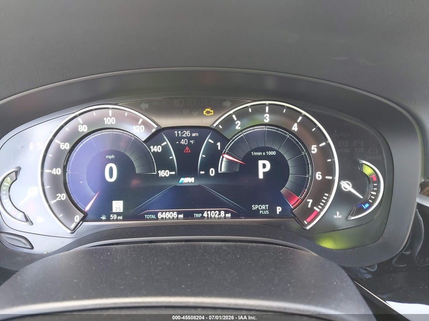 2019 BMW 5er VIN WBAJE5C54KWW39781 IAAI salvage auction — RIGHT SIDE, Salvage Title, sold $13,300 on 2026-08-03 (photo 7)
