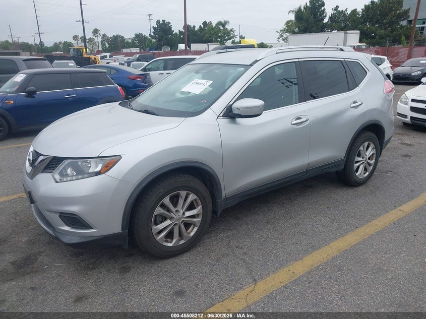 2015 Nissan Rogue VIN KNMAT2MT8FP515923 IAAI salvage auction — NORMAL WEAR, Clear - Dealer Only (California), sold $2,150 on 2026-07-07 (photo 2)
