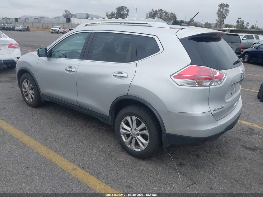 2015 Nissan Rogue VIN KNMAT2MT8FP515923 IAAI salvage auction — NORMAL WEAR, Clear - Dealer Only (California), sold $2,150 on 2026-07-07 (photo 3)