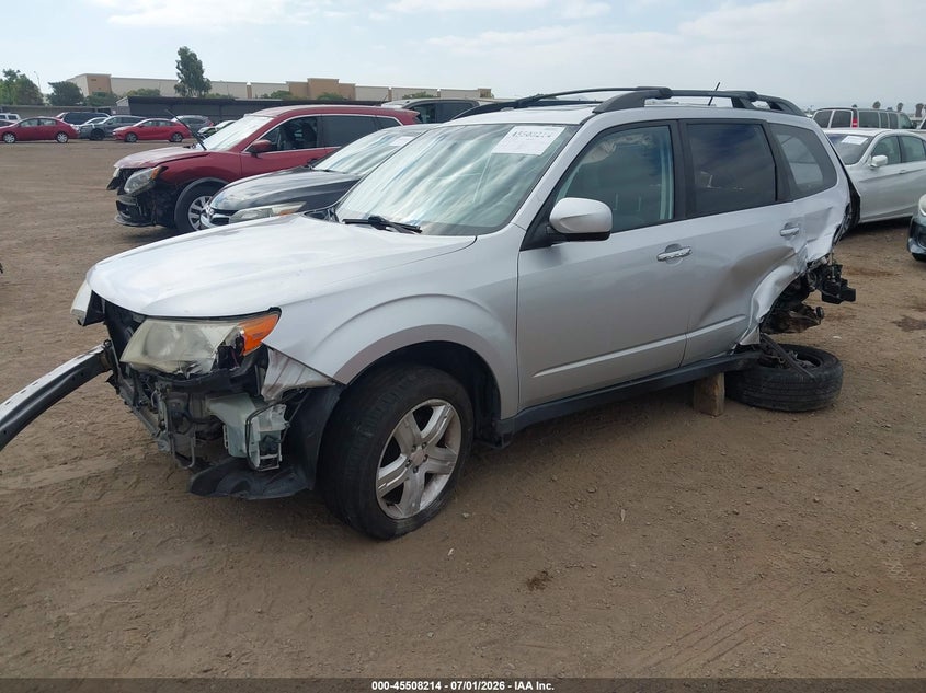 2009 Subaru Forester VIN JF2SH63659H758548 IAAI salvage auction — LEFT REAR, Salvage (California), sold $725 on 2026-07-13 (photo 2)