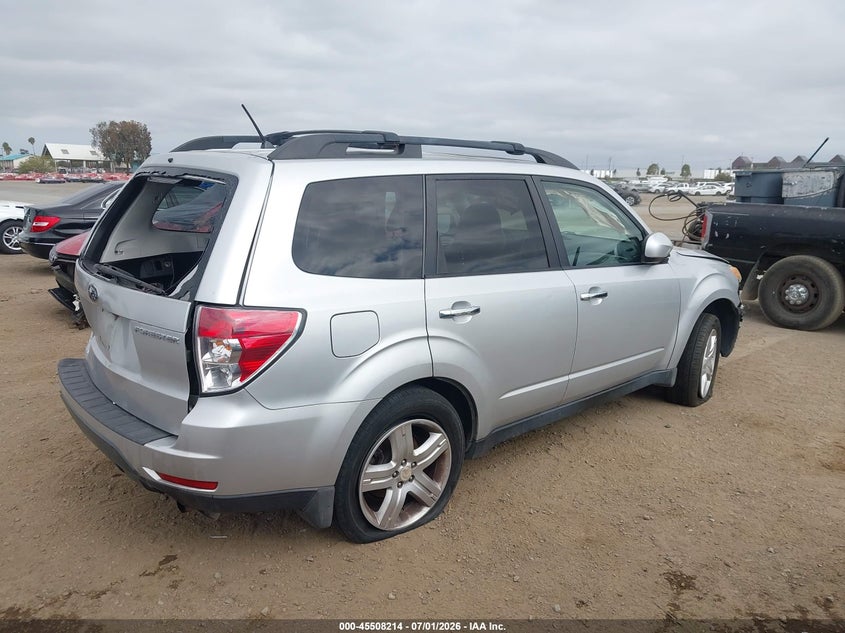 2009 Subaru Forester VIN JF2SH63659H758548 IAAI salvage auction — LEFT REAR, Salvage (California), sold $725 on 2026-07-13 (photo 4)