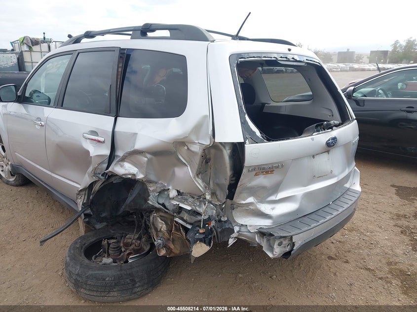 2009 Subaru Forester VIN JF2SH63659H758548 IAAI salvage auction — LEFT REAR, Salvage (California), sold $725 on 2026-07-13 (photo 6)