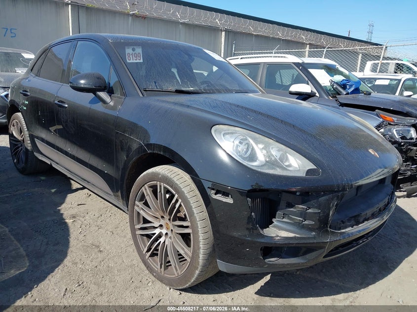 2015 Porsche Macan VIN WP1AB2A50FLB54329 IAAI salvage auction — LEFT FRONT, Salvage Certificate (California), sold $4,700 on 2026-07-18 (photo 1)