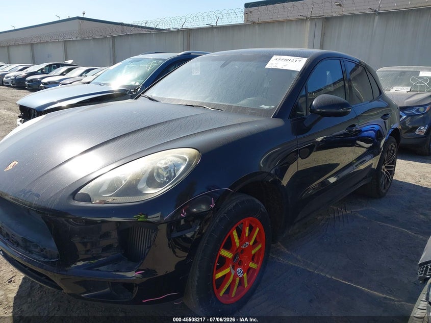 2015 Porsche Macan VIN WP1AB2A50FLB54329 IAAI salvage auction — LEFT FRONT, Salvage Certificate (California), sold $4,700 on 2026-07-18 (photo 2)