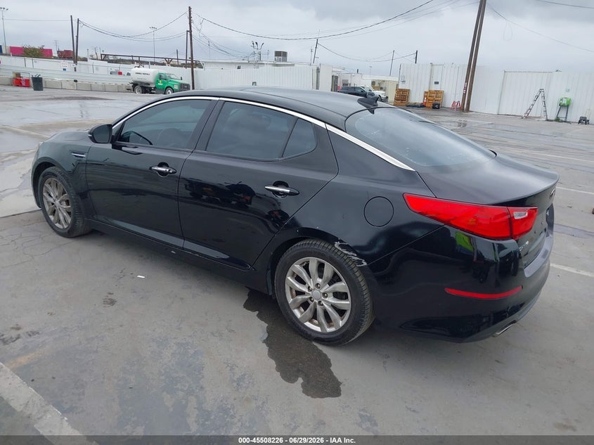 2014 Kia Optima VIN 5XXGN4A77EG332378 IAAI salvage auction — LEFT SIDE, Clear - Dealer Only (California), sold $650 on 2026-07-09 (photo 3)