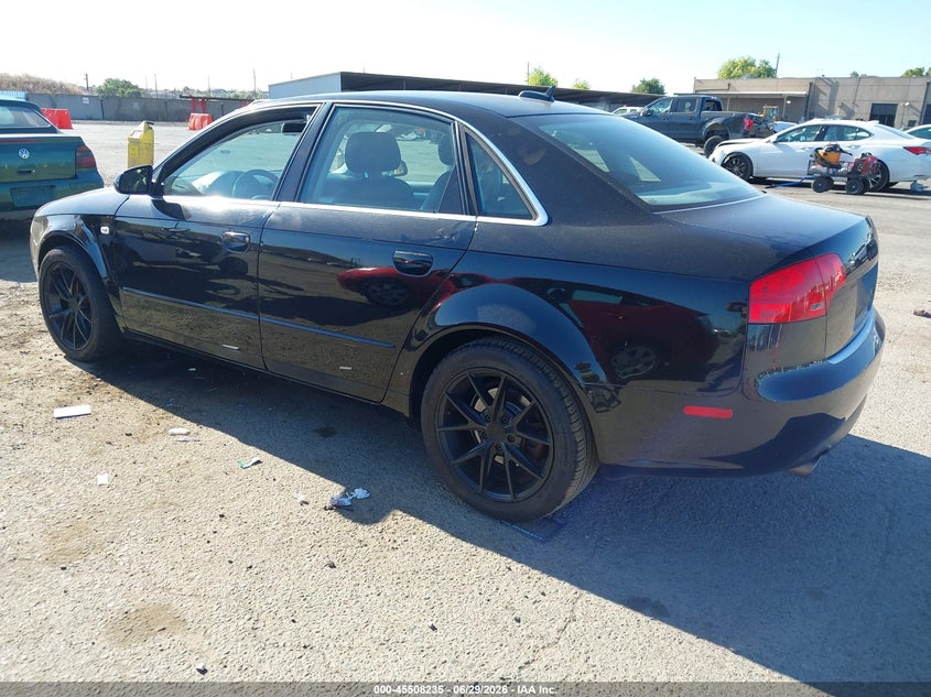 2006 Audi A4 VIN WAUAF78E26A278684 IAAI salvage auction — NORMAL WEAR, Salvage (California), sold $350 on 2026-07-22 (photo 3)