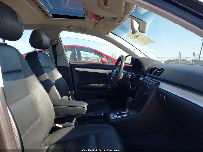 2006 Audi A4 VIN WAUAF78E26A278684 IAAI salvage auction — NORMAL WEAR, Salvage (California), sold $350 on 2026-07-22 (photo 5)