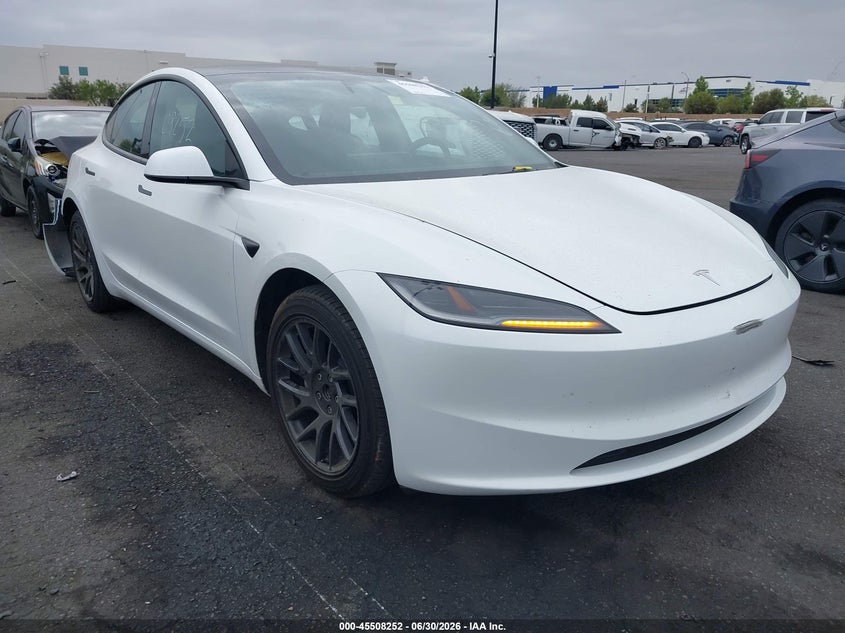 2024 Tesla Model 3 VIN 5YJ3E1EB2RF735494 — IAAI salvage auction photo