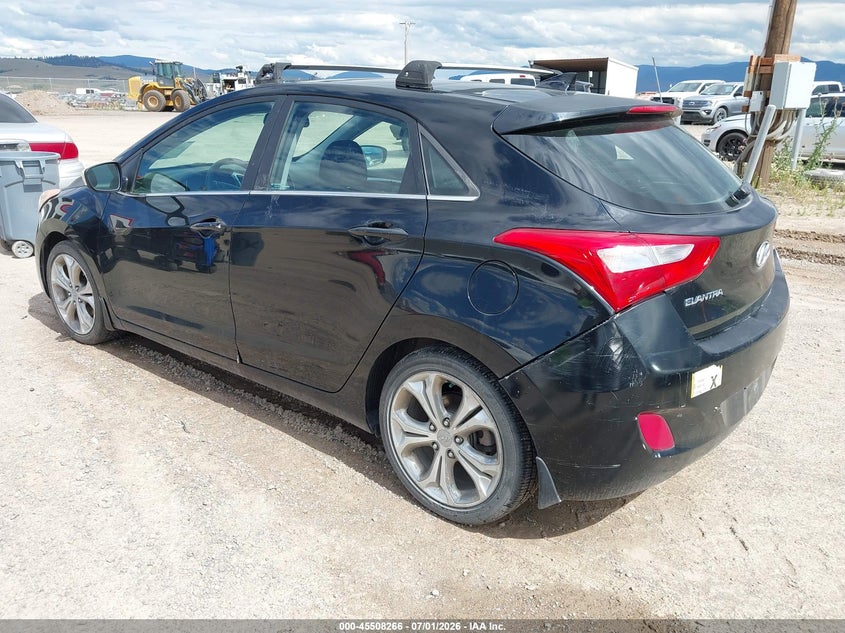 2013 Hyundai Elantra VIN KMHD35LE3DU152393 IAAI salvage auction — NORMAL WEAR, Clear (Montana), sold $175 on 2026-07-22 (photo 3)