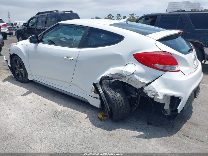 2013 Hyundai Veloster VIN KMHTC6AE8DU175642 IAAI salvage auction — FRONT END, Salvage (California), sold $825 on 2026-07-16 (photo 3)