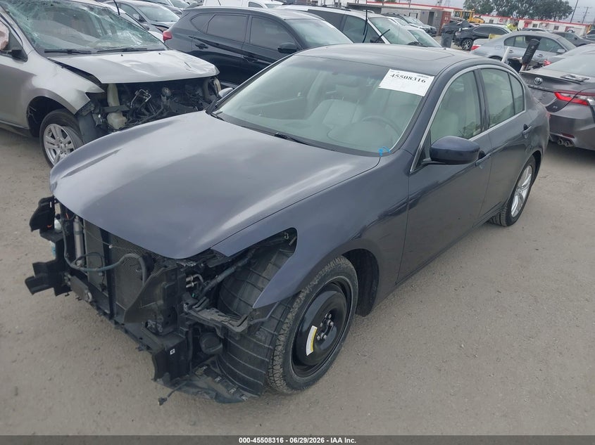 2011 Infiniti G37 VIN JN1CV6AP2BM303020 IAAI salvage auction — FRONT END, Salvage (California), sold $2,400 on 2026-07-17 (photo 2)