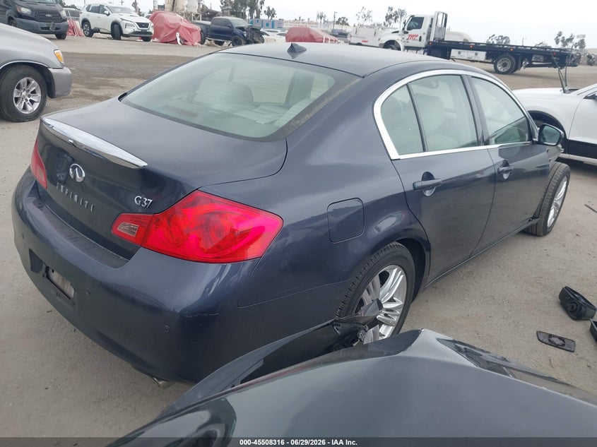 2011 Infiniti G37 VIN JN1CV6AP2BM303020 IAAI salvage auction — FRONT END, Salvage (California), sold $2,400 on 2026-07-17 (photo 4)