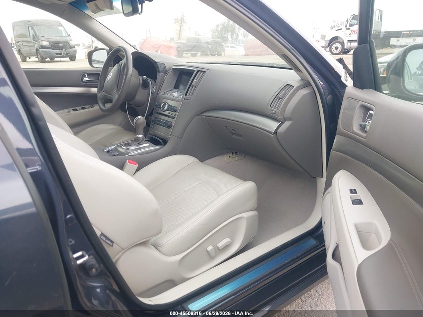 2011 Infiniti G37 VIN JN1CV6AP2BM303020 IAAI salvage auction — FRONT END, Salvage (California), sold $2,400 on 2026-07-17 (photo 5)