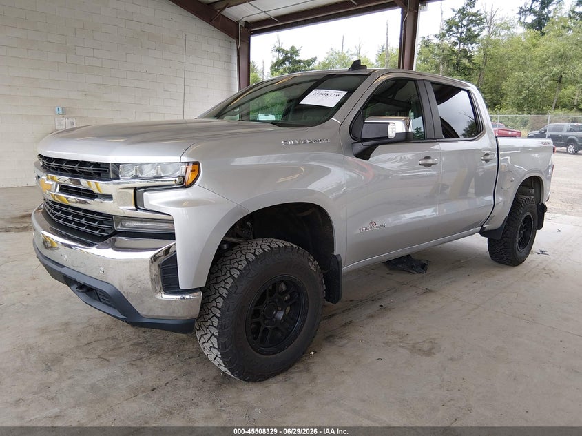 2019 Chevrolet Silverado VIN 1GCUYDED6KZ294127 IAAI salvage auction — REAR END, Bill Of Sale (Washington), sold $8,100 on 2026-07-29 (photo 2)