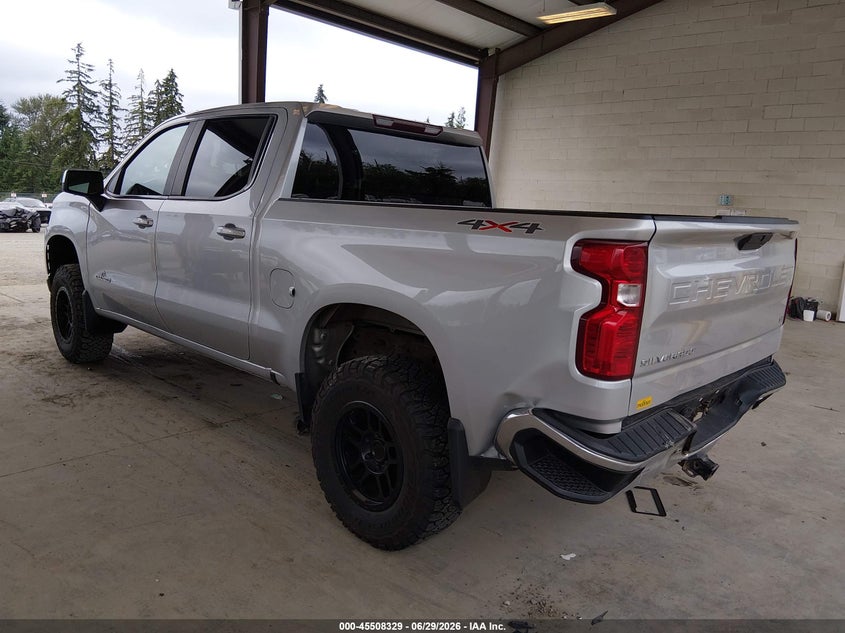 2019 Chevrolet Silverado VIN 1GCUYDED6KZ294127 IAAI salvage auction — REAR END, Bill Of Sale (Washington), sold $8,100 on 2026-07-29 (photo 3)