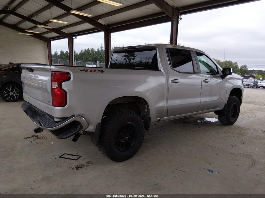 2019 Chevrolet Silverado VIN 1GCUYDED6KZ294127 IAAI salvage auction — REAR END, Bill Of Sale (Washington), sold $8,100 on 2026-07-29 (photo 4)