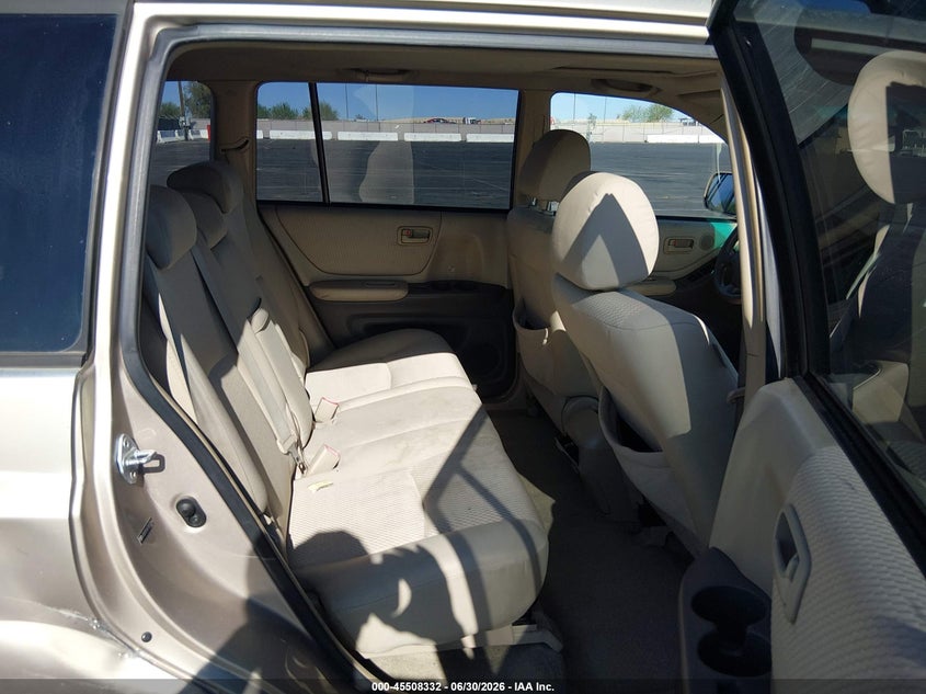 2007 Toyota Highlander VIN JTEGP21A170132266 IAAI salvage auction — RIGHT SIDE, Salvage (California), sold $725 on 2026-07-31 (photo 8)