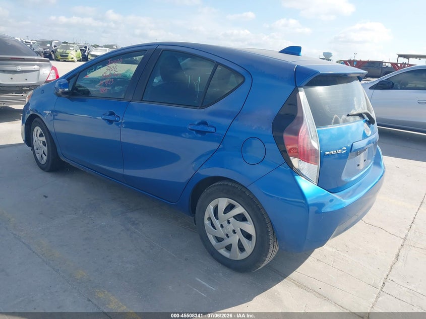 2015 Toyota Prius c VIN JTDKDTB32F1578965 IAAI salvage auction — FRONT END, Salvage (Texas), sold $1,850 on 2026-07-20 (photo 3)