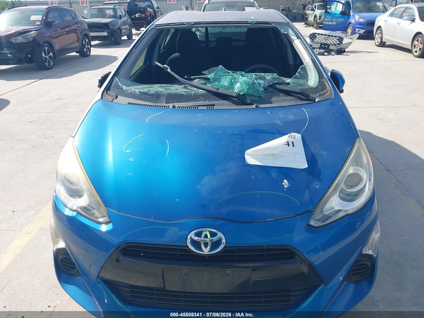 2015 Toyota Prius c VIN JTDKDTB32F1578965 IAAI salvage auction — FRONT END, Salvage (Texas), sold $1,850 on 2026-07-20 (photo 6)