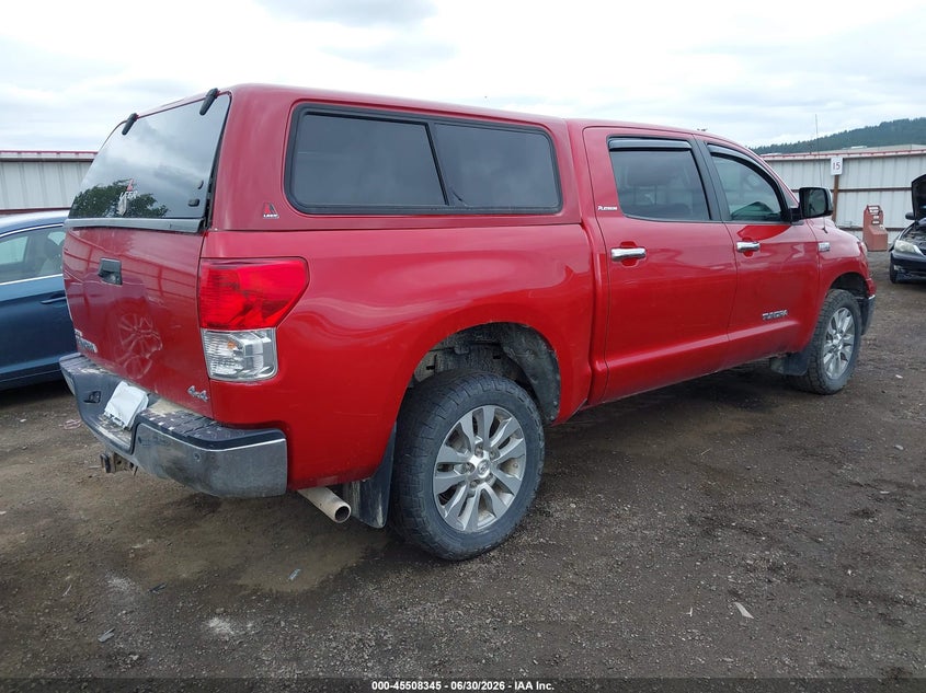 2012 Toyota Tundra VIN 5TFHY5F16CX252839 IAAI salvage auction — LEFT SIDE, Bill Of Sale (Washington), sold $5,400 on 2026-07-28 (photo 4)
