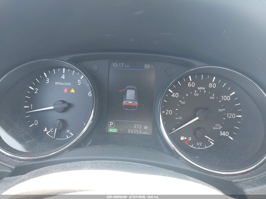 2019 Nissan Rogue VIN 5N1AT2MT3KC796042 IAAI salvage auction — FRONT END, Salvage (North Carolina), sold $2,400 on 2026-07-26 (photo 7)