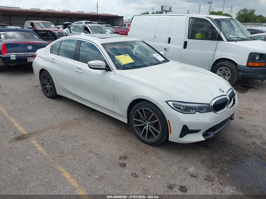 2020 BMW 3er VIN 3MW5R7J00L8B03669 — IAAI salvage auction photo
