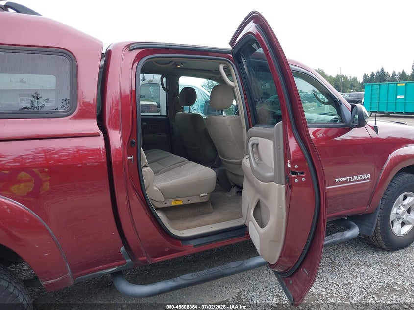 2006 Toyota Tundra VIN 5TBDT441X6S545947 IAAI salvage auction — RIGHT SIDE, Bill Of Sale (Washington), sold $4,700 on 2026-07-22 (photo 8)