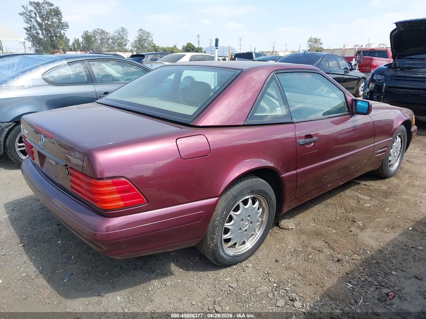 1998 Mercedes-benz Sl-class VIN WDBFA67F4WF162478 IAAI salvage auction — SIDE, Salvage (California), sold $7,900 on 2026-07-15 (photo 4)