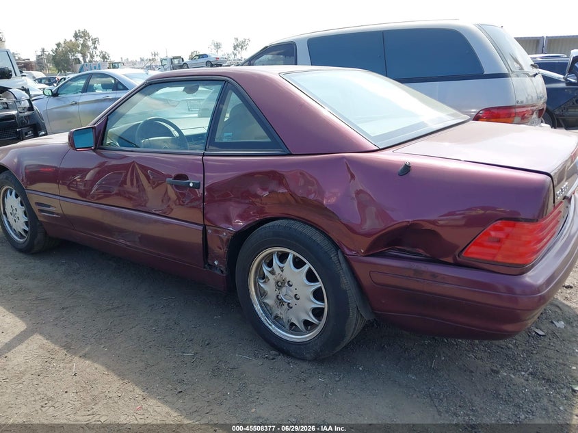 1998 Mercedes-benz Sl-class VIN WDBFA67F4WF162478 IAAI salvage auction — SIDE, Salvage (California), sold $7,900 on 2026-07-15 (photo 6)