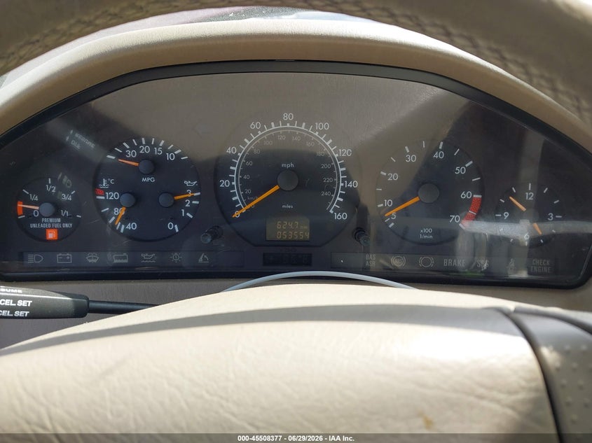 1998 Mercedes-benz Sl-class VIN WDBFA67F4WF162478 IAAI salvage auction — SIDE, Salvage (California), sold $7,900 on 2026-07-15 (photo 7)