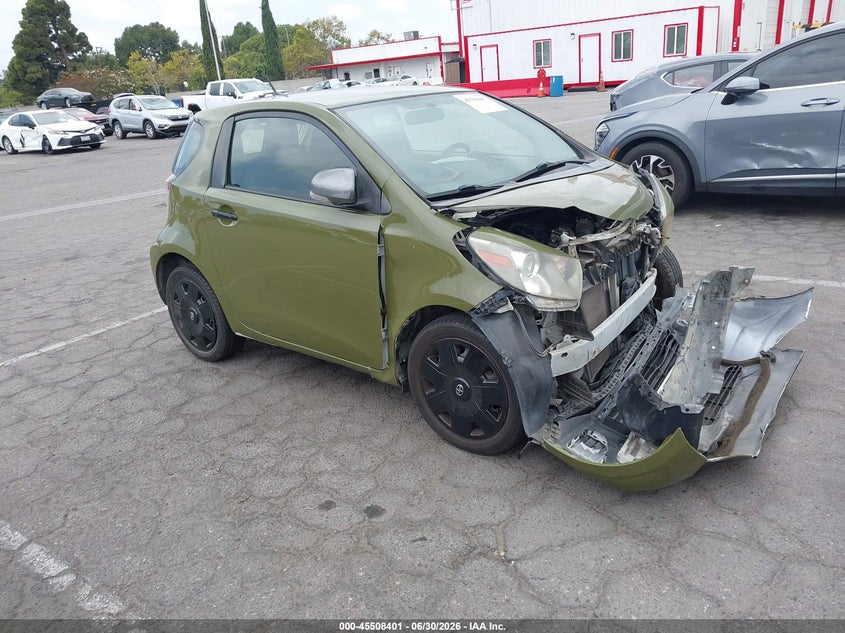 2013 Scion Iq VIN JTNJJXB0XDJ023868 IAAI salvage auction — FRONT END, Salvage (California), sold $1,000 on 2026-07-16 (photo 1)