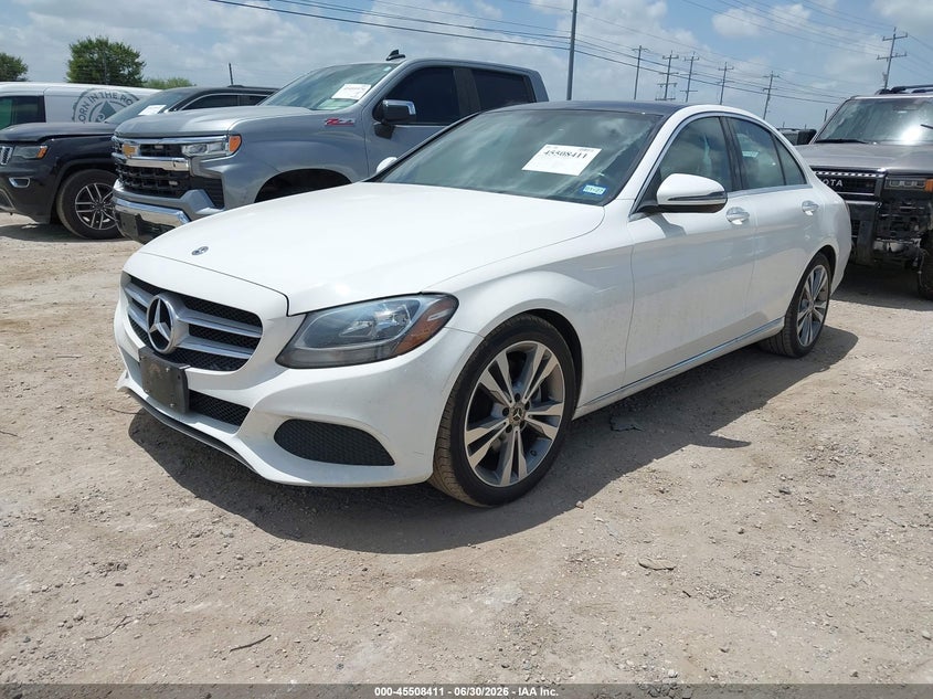 2018 Mercedes-benz C-klasse VIN WDDWF4JB4JR387235 IAAI salvage auction — LEFT FRONT, Original (Texas), sold $6,100 on 2026-08-02 (photo 2)