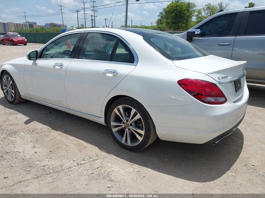 2018 Mercedes-benz C-klasse VIN WDDWF4JB4JR387235 IAAI salvage auction — LEFT FRONT, Original (Texas), sold $6,100 on 2026-08-02 (photo 3)