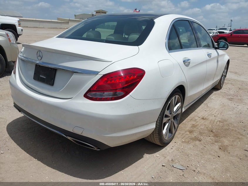 2018 Mercedes-benz C-klasse VIN WDDWF4JB4JR387235 IAAI salvage auction — LEFT FRONT, Original (Texas), sold $6,100 on 2026-08-02 (photo 4)