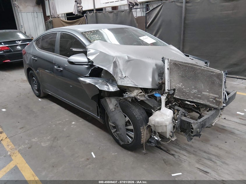 2017 Hyundai Elantra VIN KMHD74LF8HU122092 IAAI salvage auction — FRONT END, Salvage (Arizona), sold $650 on 2026-07-28 (photo 1)