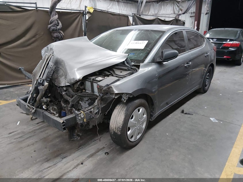 2017 Hyundai Elantra VIN KMHD74LF8HU122092 IAAI salvage auction — FRONT END, Salvage (Arizona), sold $650 on 2026-07-28 (photo 2)