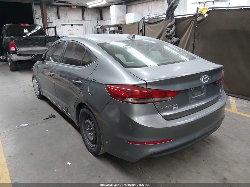 2017 Hyundai Elantra VIN KMHD74LF8HU122092 IAAI salvage auction — FRONT END, Salvage (Arizona), sold $650 on 2026-07-28 (photo 3)