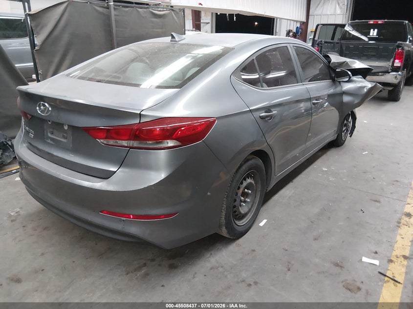 2017 Hyundai Elantra VIN KMHD74LF8HU122092 IAAI salvage auction — FRONT END, Salvage (Arizona), sold $650 on 2026-07-28 (photo 4)