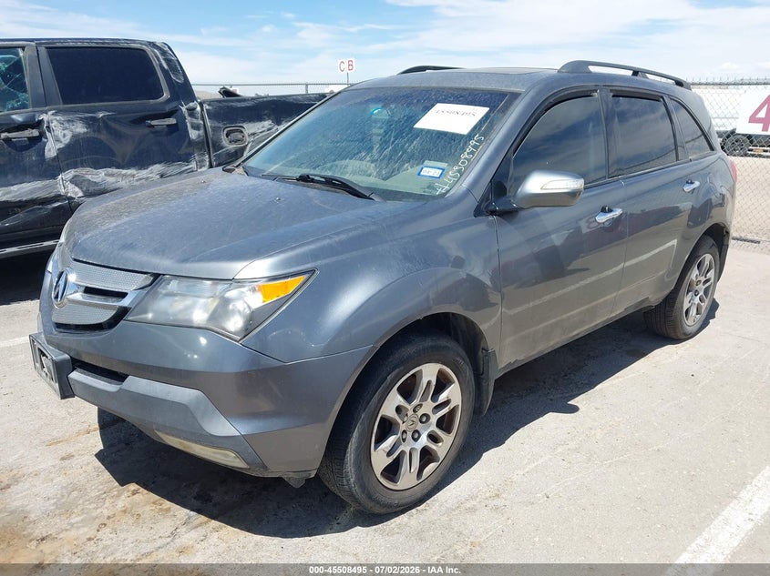 2008 Acura Mdx VIN 2HNYD284X8H542685 IAAI salvage auction — NORMAL WEAR, Original (Texas), sold $300 on 2026-07-22 (photo 2)