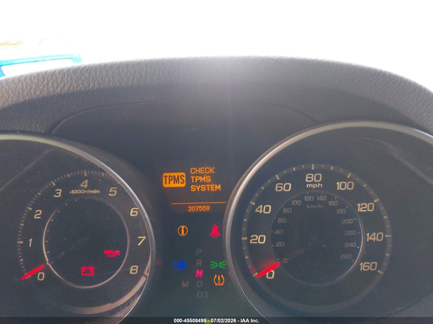 2008 Acura Mdx VIN 2HNYD284X8H542685 IAAI salvage auction — NORMAL WEAR, Original (Texas), sold $300 on 2026-07-22 (photo 7)