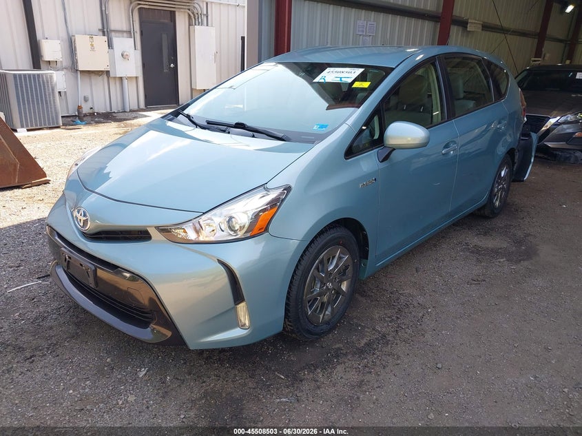 2017 Toyota Prius v VIN JTDZN3EU3HJ063637 IAAI salvage auction — REAR END, Salvage Title, sold $3,300 on 2026-07-30 (photo 2)