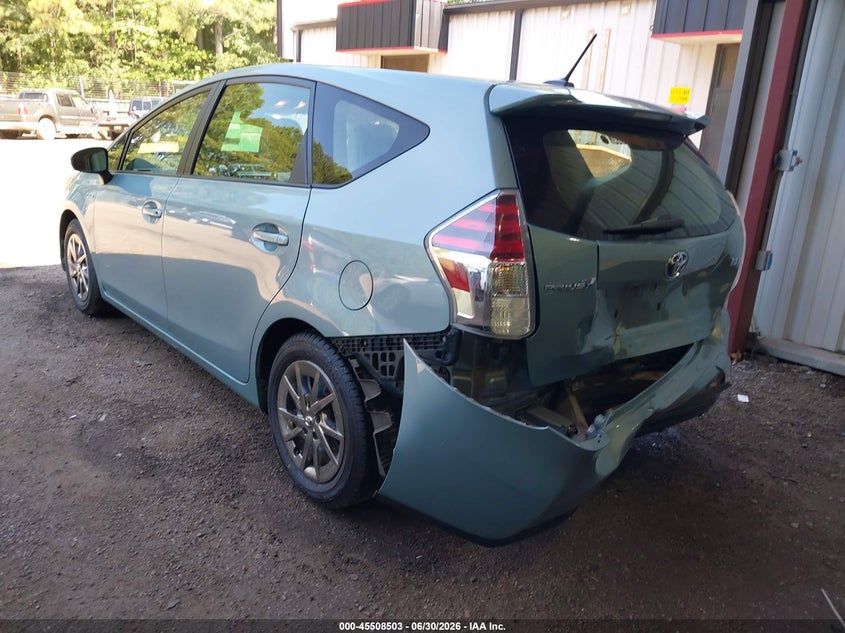 2017 Toyota Prius v VIN JTDZN3EU3HJ063637 IAAI salvage auction — REAR END, Salvage Title, sold $3,300 on 2026-07-30 (photo 3)