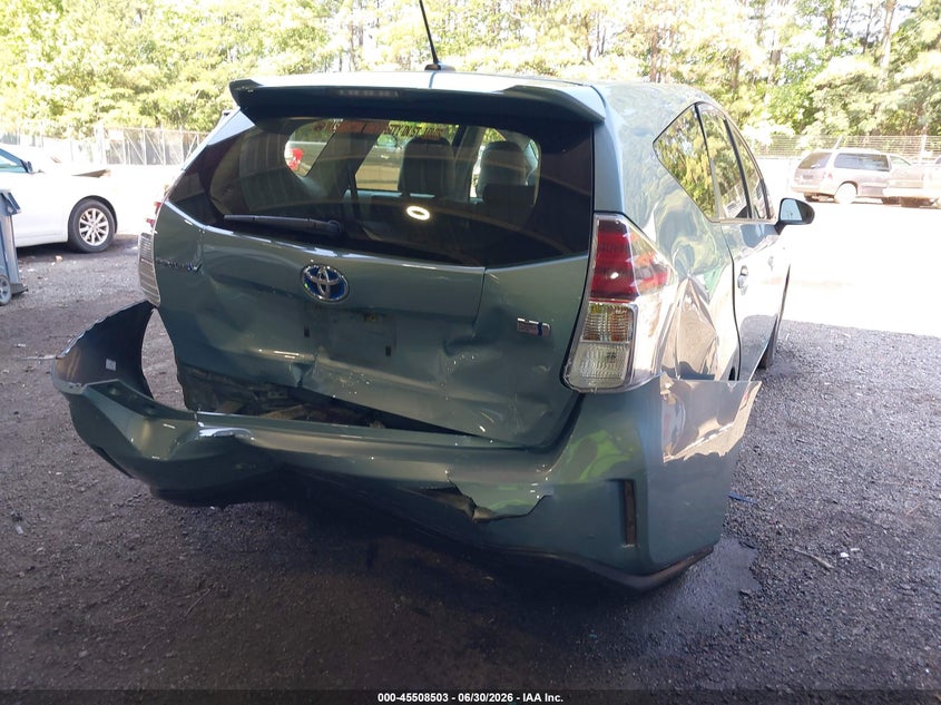 2017 Toyota Prius v VIN JTDZN3EU3HJ063637 IAAI salvage auction — REAR END, Salvage Title, sold $3,300 on 2026-07-30 (photo 4)