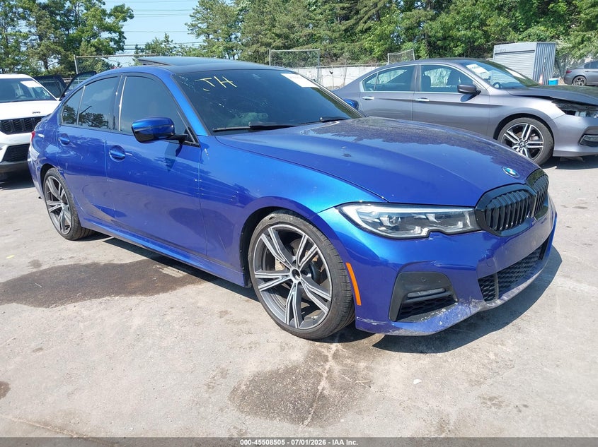 2020 BMW 3er VIN 3MW5R7J03L8B29814 — IAAI salvage auction photo