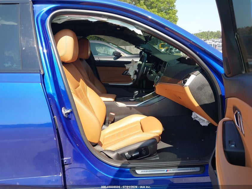 2020 BMW 3er VIN 3MW5R7J03L8B29814 IAAI salvage auction — LEFT FRONT, Wait Title, sold $8,100 on 2026-08-23 (photo 5)
