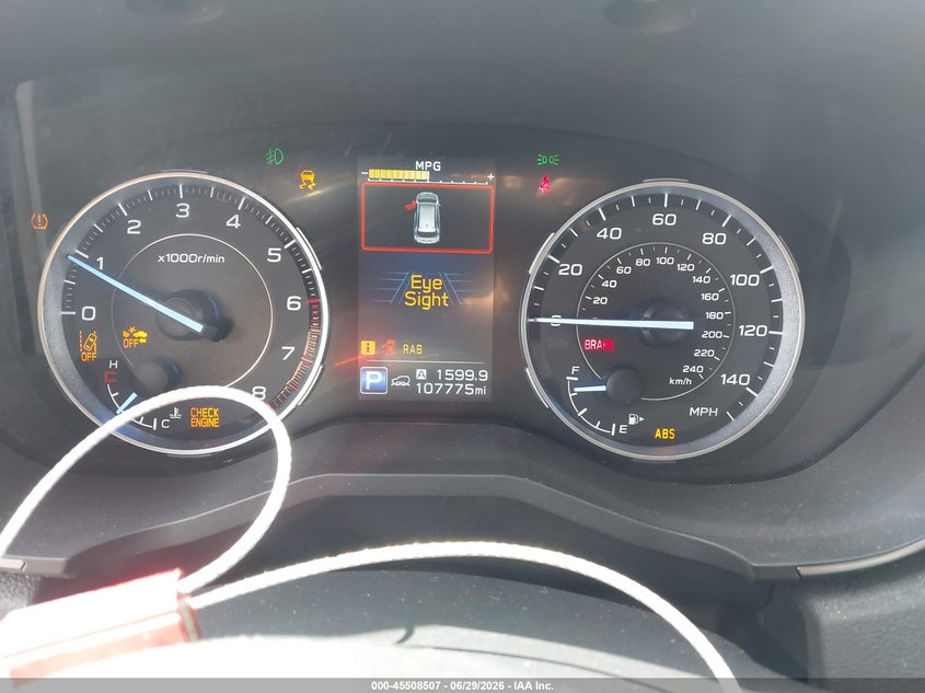 2019 Subaru Ascent VIN 4S4WMARD1K3436184 IAAI salvage auction — FRONT END, Salvage Title, sold $4,175 on 2026-09-02 (photo 7)
