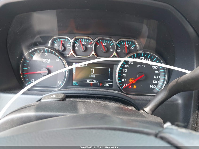 2015 Chevrolet Silverado VIN 1GCVKREH0FZ442056 IAAI salvage auction — FRONT & REAR, Salvage Title, sold $2,650 on 2026-07-24 (photo 7)